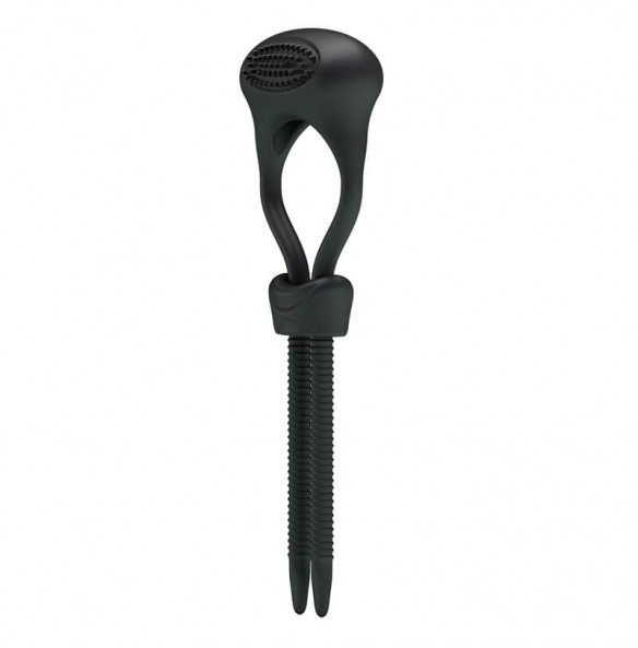 PRETTY LOVE - Male Delay Adjustable Cock Ring (Battery - Black) PRETTY LOVE - Male Delay Adjustable Cock Ring (Battery - Black)